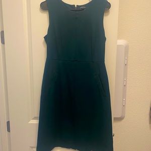 Lands end womens forest green dress